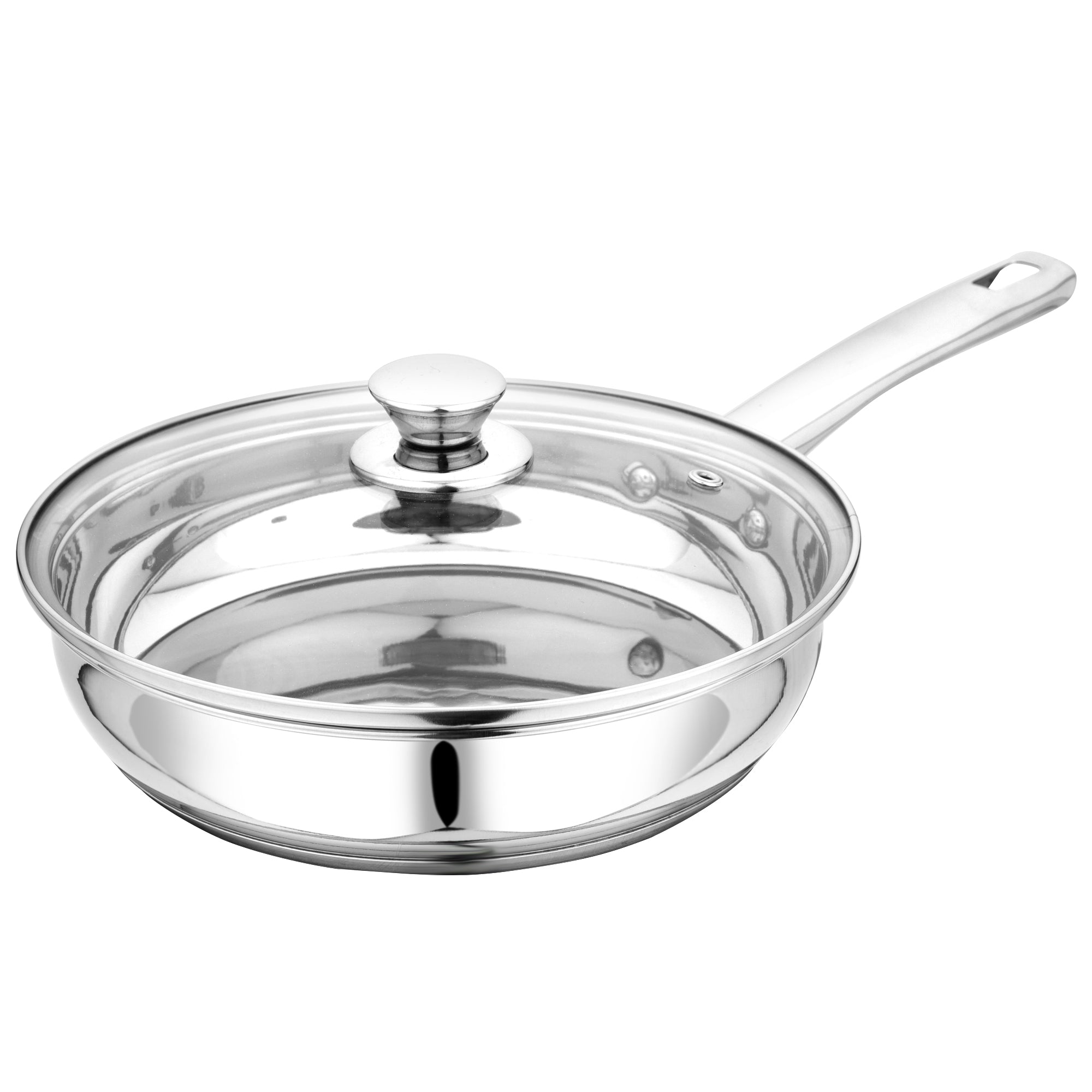 Stainless Steel Tri Ply Induction Base Frying Pan 22 cm (2000 ml)