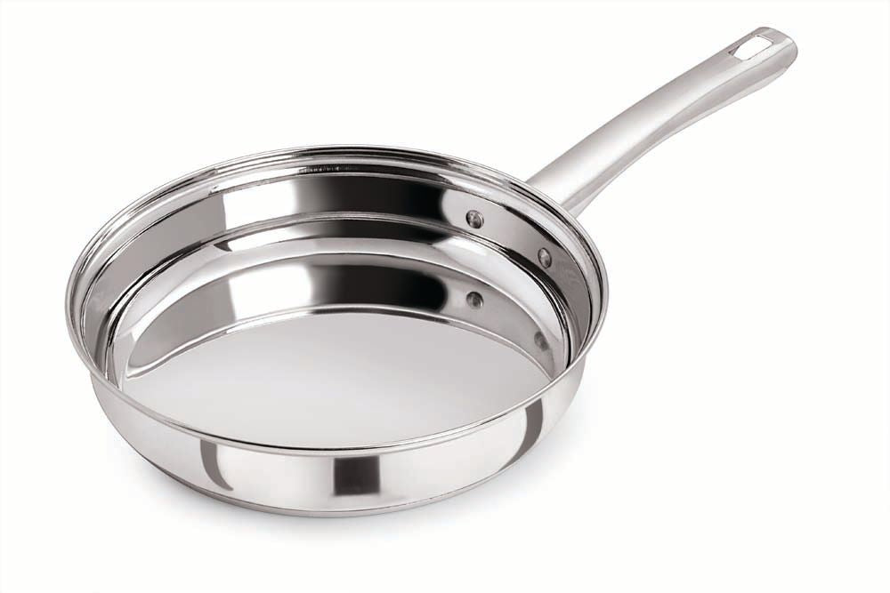 Stainless Steel Tri Ply Induction Base Frying Pan 22 cm (2000 ml)